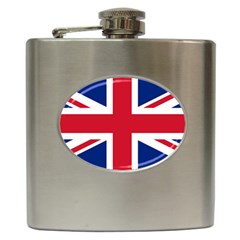 Uk Flag Hip Flask (6 Oz) by FlagGallery