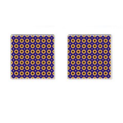 Pattern Circle Seamless Texture Cufflinks (square) by Simbadda