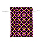 Pattern Colorful Texture Design Lightweight Drawstring Pouch (L) Back