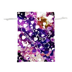 Paint Texture Purple Watercolor Lightweight Drawstring Pouch (s) by Simbadda