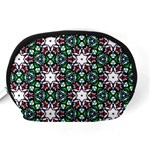 Stained Glass Pattern Church Window Accessory Pouch (Medium) Back