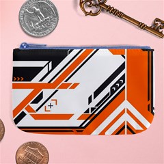 Abstract Art Pattern Large Coin Purse by Vaneshart
