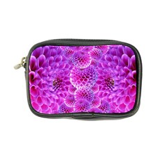 Nature Blossom Plant Flower Purple Petal Bloom Pattern Pollen Pink Flora Flowers Dahlia Design Beaut Coin Purse by Vaneshart