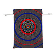 Art Design Fractal Circle Lightweight Drawstring Pouch (l) by Wegoenart