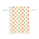 Polka Dots Dot Spots Lightweight Drawstring Pouch (S) Front