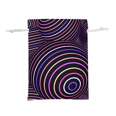 Abtract Colorful Spheres Lightweight Drawstring Pouch (l) by Vaneshart