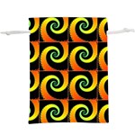 Spiral Seamless Pattern  Lightweight Drawstring Pouch (XL) Back