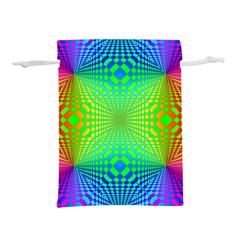 Pattern Colorful Abstract Lightweight Drawstring Pouch (l) by Vaneshart