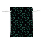 Copper Leaves Lightweight Drawstring Pouch (S) Back