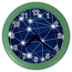 Network Technology Digital Color Wall Clock by HermanTelo