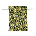 Pattern Background Texture Design Lightweight Drawstring Pouch (M) Back