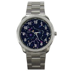 Space Wallpapers Sport Metal Watch by Vaneshart