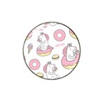 Unicorn Seamless Pattern Background Vector (1) Hat Clip Ball Marker Front