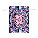 Marble Texture Print Fashion Style Patternbank Vasare Nar Abstract Trend Style Geometric Lightweight Drawstring Pouch (M) Front