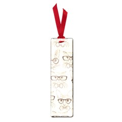 Seamless Pattern Hand Drawn Cats With Hipster Accessories Small Book Marks by Vaneshart