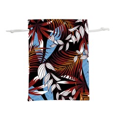 Trending Abstract Seamless Pattern With Colorful Tropical Leaves Plants Black Lightweight Drawstring Pouch (s) by Vaneshart