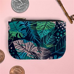 Seamless Abstract Pattern With Tropical Plants Mini Coin Purse by Vaneshart