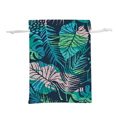 Seamless Abstract Pattern With Tropical Plants Lightweight Drawstring Pouch (m) by Vaneshart