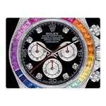 Rolex Double Sided Flano Blanket (Mini)  35 x27  Blanket Back