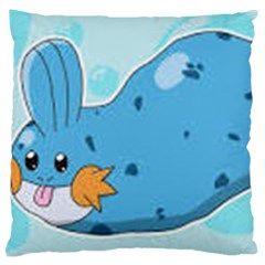 Fluffy Gaming Large Flano Cushion Case (one Side) by FluffyGaming