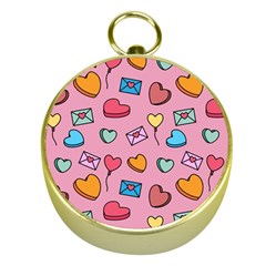Candy Pattern Gold Compasses by Sobalvarro