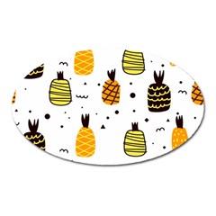 Pineapples Oval Magnet by Sobalvarro