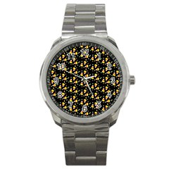 Abstract Pattern Sport Metal Watch by Vaneshart