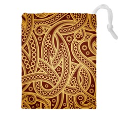 Fine Pattern Drawstring Pouch (5xl) by Sobalvarro
