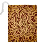Fine pattern Drawstring Pouch (5XL) Back