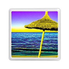 Pop Art Beach Umbrella  Memory Card Reader (square) by essentialimage