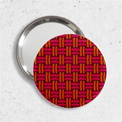 Pattern Red Background Structure 2 25  Handbag Mirrors by HermanTelo