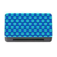 Pattern Graphic Background Image Blue Memory Card Reader With Cf by HermanTelo