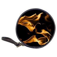Can Walk On Volcano Fire, Black Background Classic 20-cd Wallets by picsaspassion
