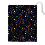 Medieval Birds and Scrolls Drawstring Pouch (5XL) Front
