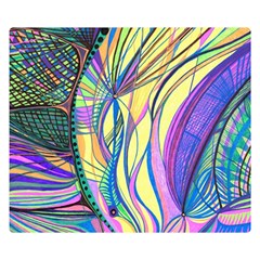 Happpy (4) Double Sided Flano Blanket (small)  by nicholakarma