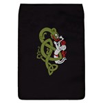 Pepe the Frog Rare Celtic Viking Norse Dragon pattern Deus Vult medieval wojak Crusader Removable Flap Cover (L) Front