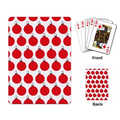 Christmas Baubles Bauble Holidays Playing Cards Single Design (rectangle) by HermanTelo