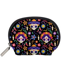 Dia De Los Muertos Accessory Pouch (small) by Sobalvarro