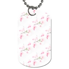 Pattern Orchidée Fleurs Dog Tag (two Sides) by kcreatif