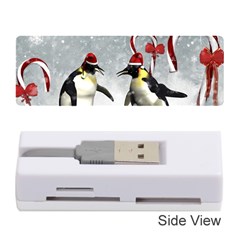 Funny Penguin In A Winter Landscape Memory Card Reader (stick) by FantasyWorld7