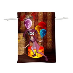Cute Little Harlequin Lightweight Drawstring Pouch (l) by FantasyWorld7