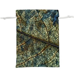 Leaf Leaves Fall Foliage Structure  Lightweight Drawstring Pouch (xl) by Wegoenart