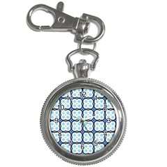 Pattern Design Art Scrapbooking Geometric Cubes Key Chain Watches by Vaneshart
