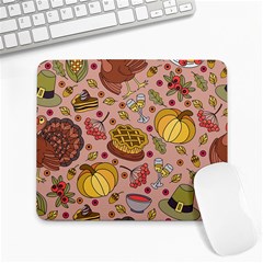 Thanksgiving Pattern Large Mousepads by Sobalvarro