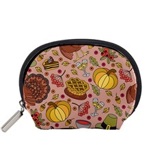 Thanksgiving Pattern Accessory Pouch (small) by Sobalvarro