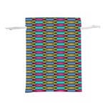 Seamless Tile Pattern Lightweight Drawstring Pouch (M) Front