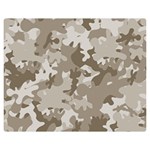 Tan Army Camouflage Double Sided Flano Blanket (Medium)  60 x50  Blanket Back