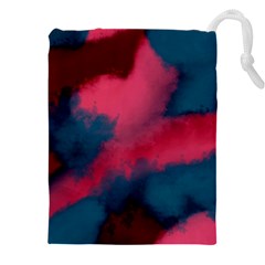 Dégradé Rose/bleu Drawstring Pouch (5xl) by kcreatif