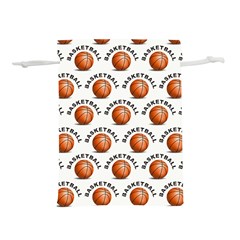 Orange Basketballs Lightweight Drawstring Pouch (m) by mccallacoulturesports