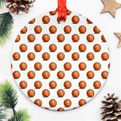 Orange Basketballs Ornament (round) by mccallacoulturesports
